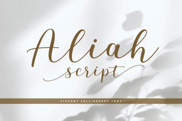Aliah Script: A Modern Calligraphy Typeface for Designers
