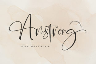 Amstrong Script: The Elegant Touch Your Designs Need