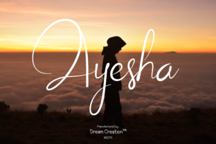 Ayesha Script: The Smooth, Dynamic Typeface for Modern Brands