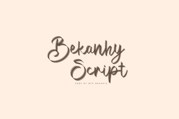 Bekanhy Script: Where Modern Elegance Meets Casual Charm
