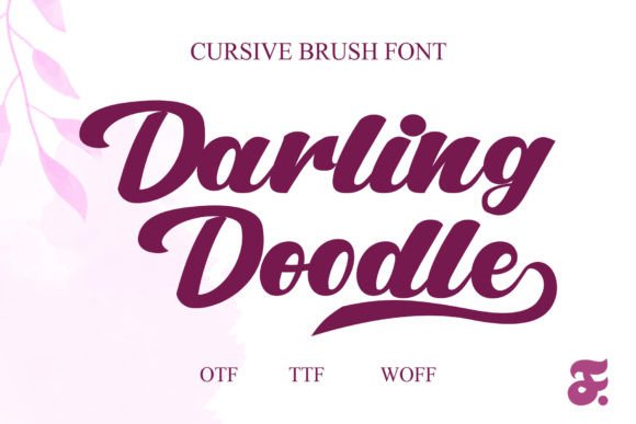Darling Doodle Script: A Whimsical Font for Modern Design