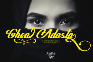 Ghea Adasta Script: A Modern Bouncy Typeface for Striking Designs
