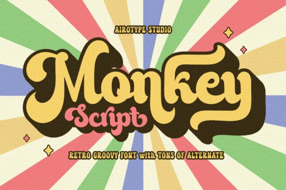 Monkey Script: A Bold Handwritten Font for Headlines and Logos