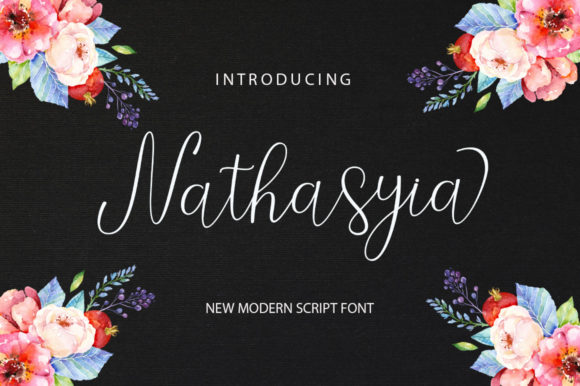 Nathasyia Script: A Sweet Font with Dynamic Dance