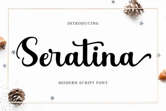 Seratina Script: The Elegant Script Font for Authentic Design